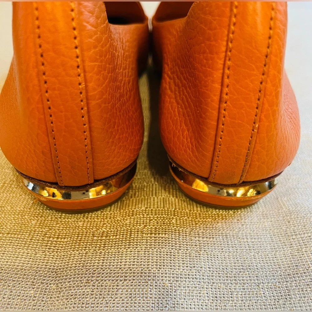 Nicholas Kirkwood Beya Orange Loafers (39 IT) 8 US - Picture 9 of 10